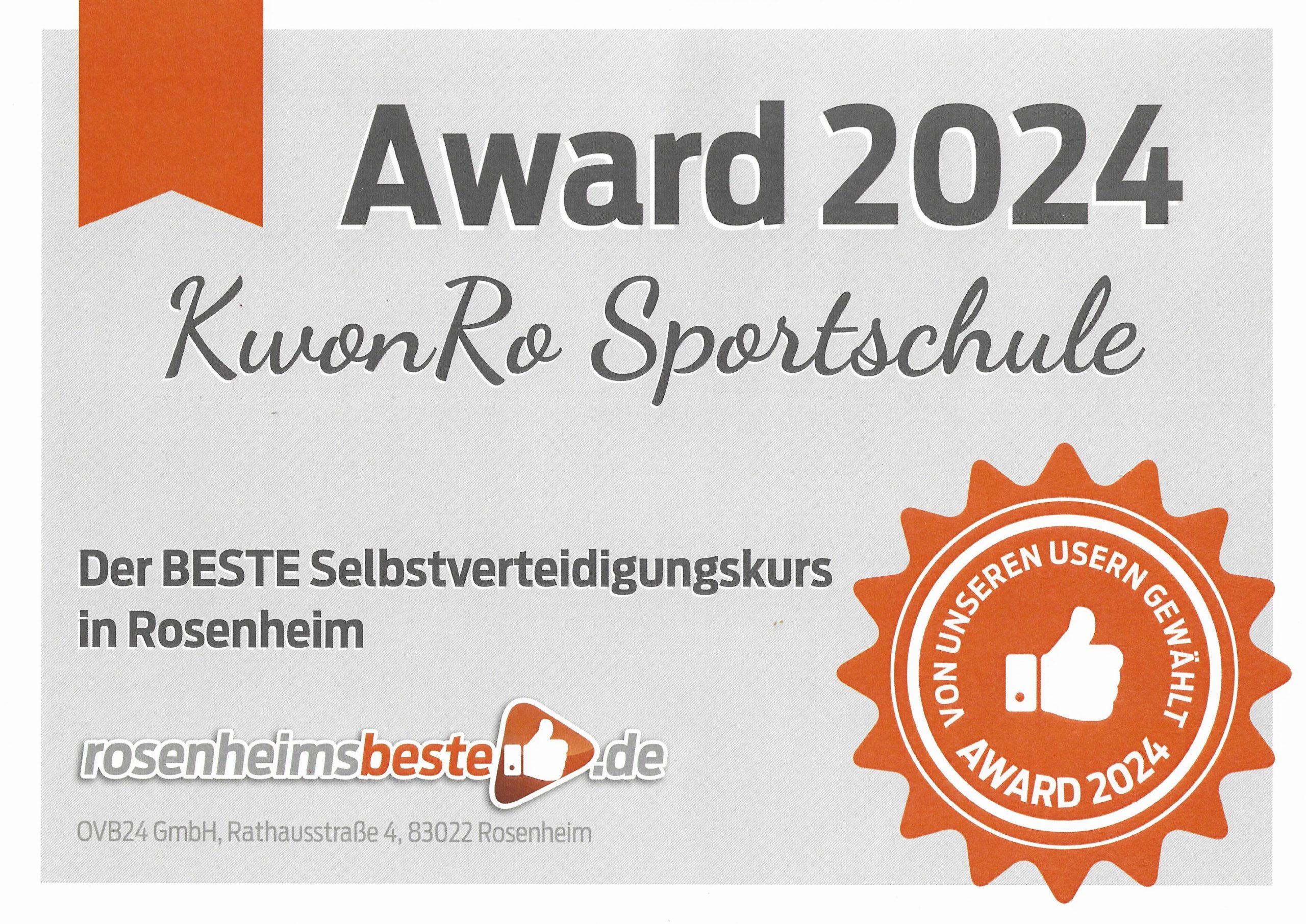 KwonRo beste Selbstverteidigung Rosenheim